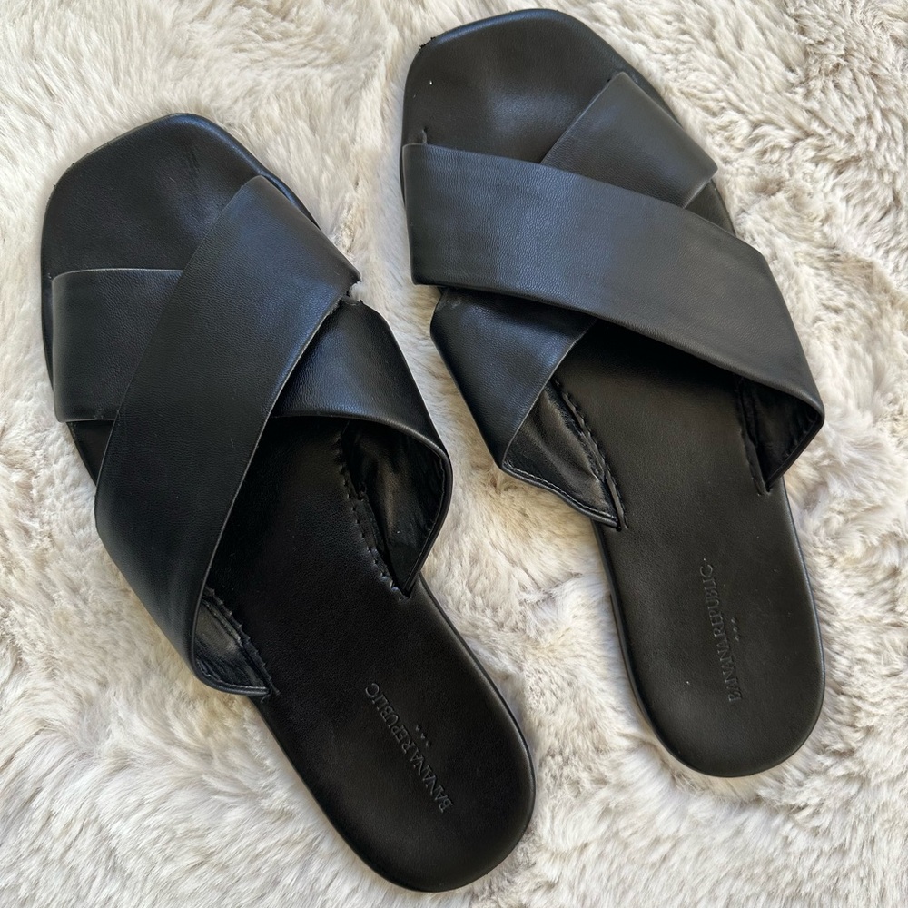 Banana Republic Slide Crossover Sandals